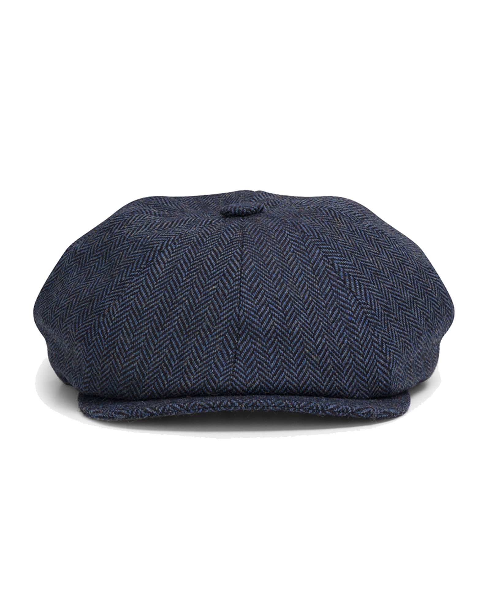 Hoggs of Fife Herringbone Tweed Baker Boy Cap