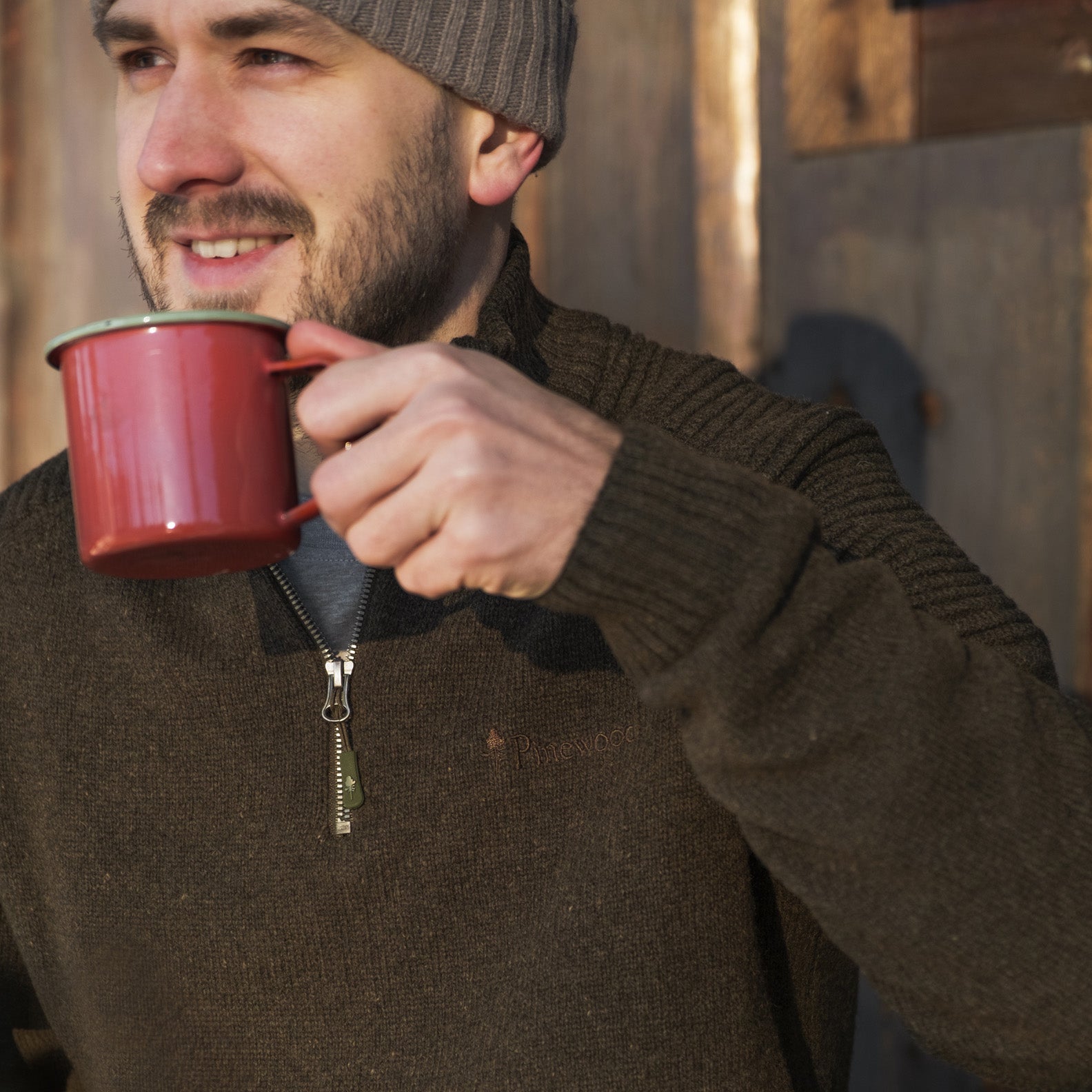 Pinewood Varnamo Zip Neck Sweater