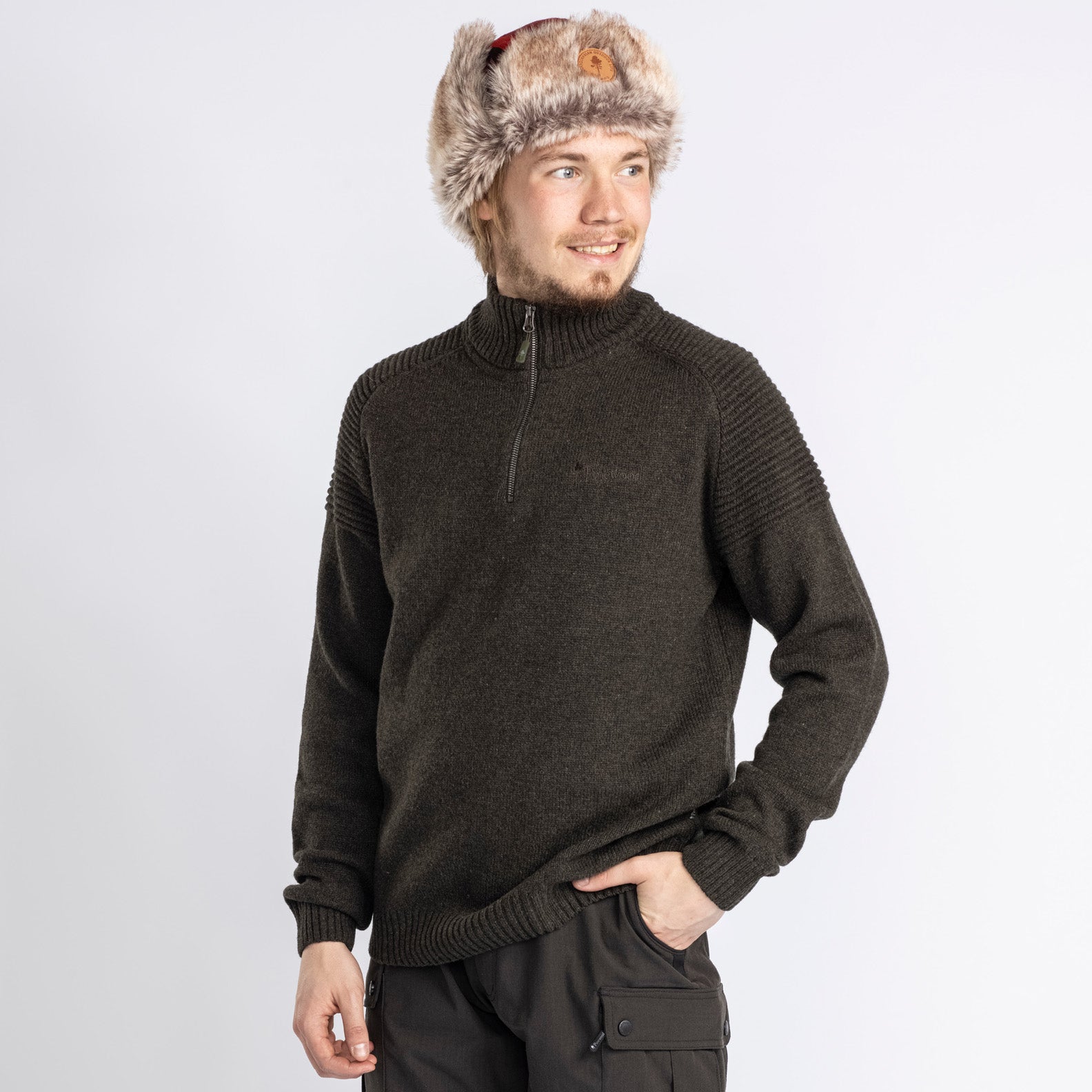 Pinewood Varnamo Zip Neck Sweater