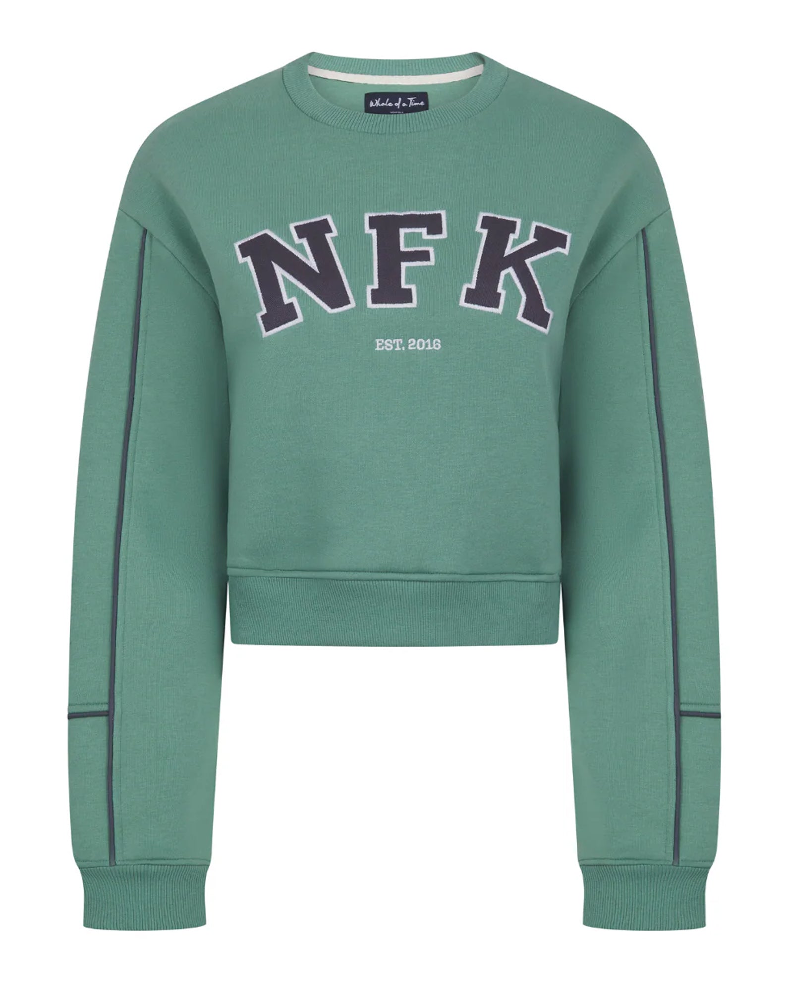 Whale of a Time Womens Norfolk Original Cropped Sweatshirt