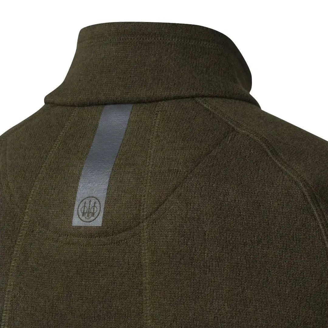 Olive green Beretta Abisko Half Zip Fleece back view, stylish Abisko Half zip jacket