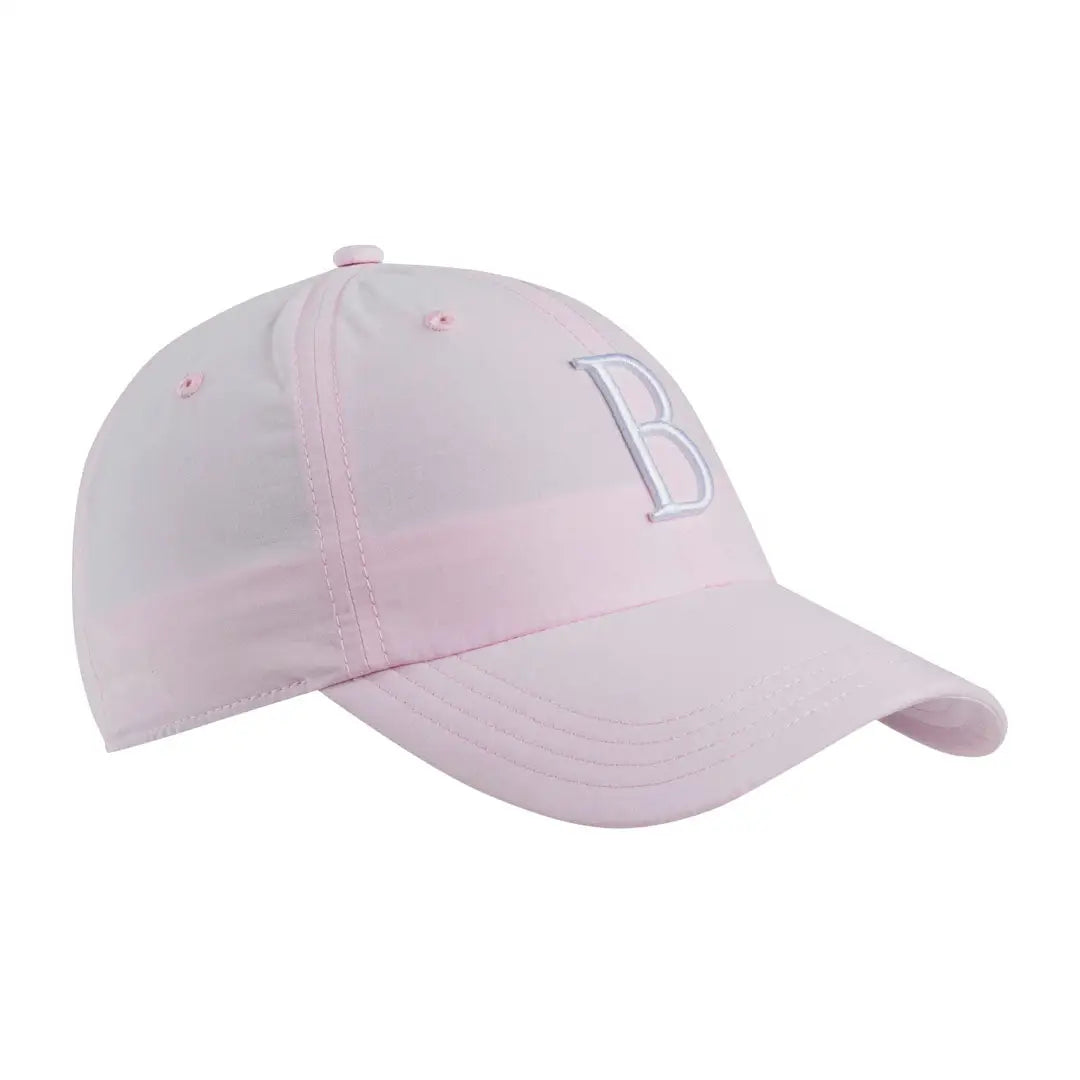 Soft pink unisex baseball cap with white Beretta Big B embroidery