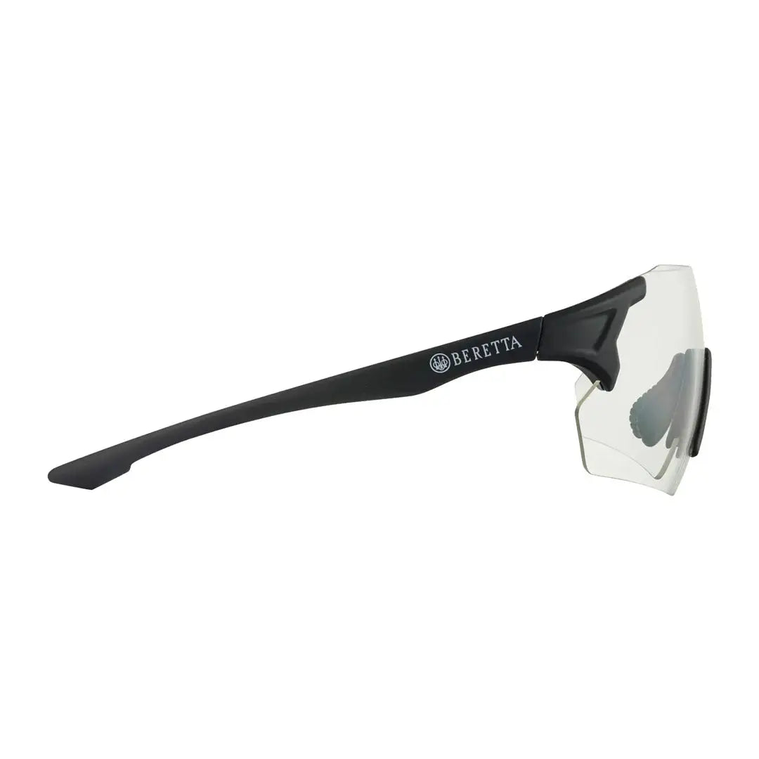 Clear-lensed Beretta Challenge EVO Eyeglasses for sharp shooting and style