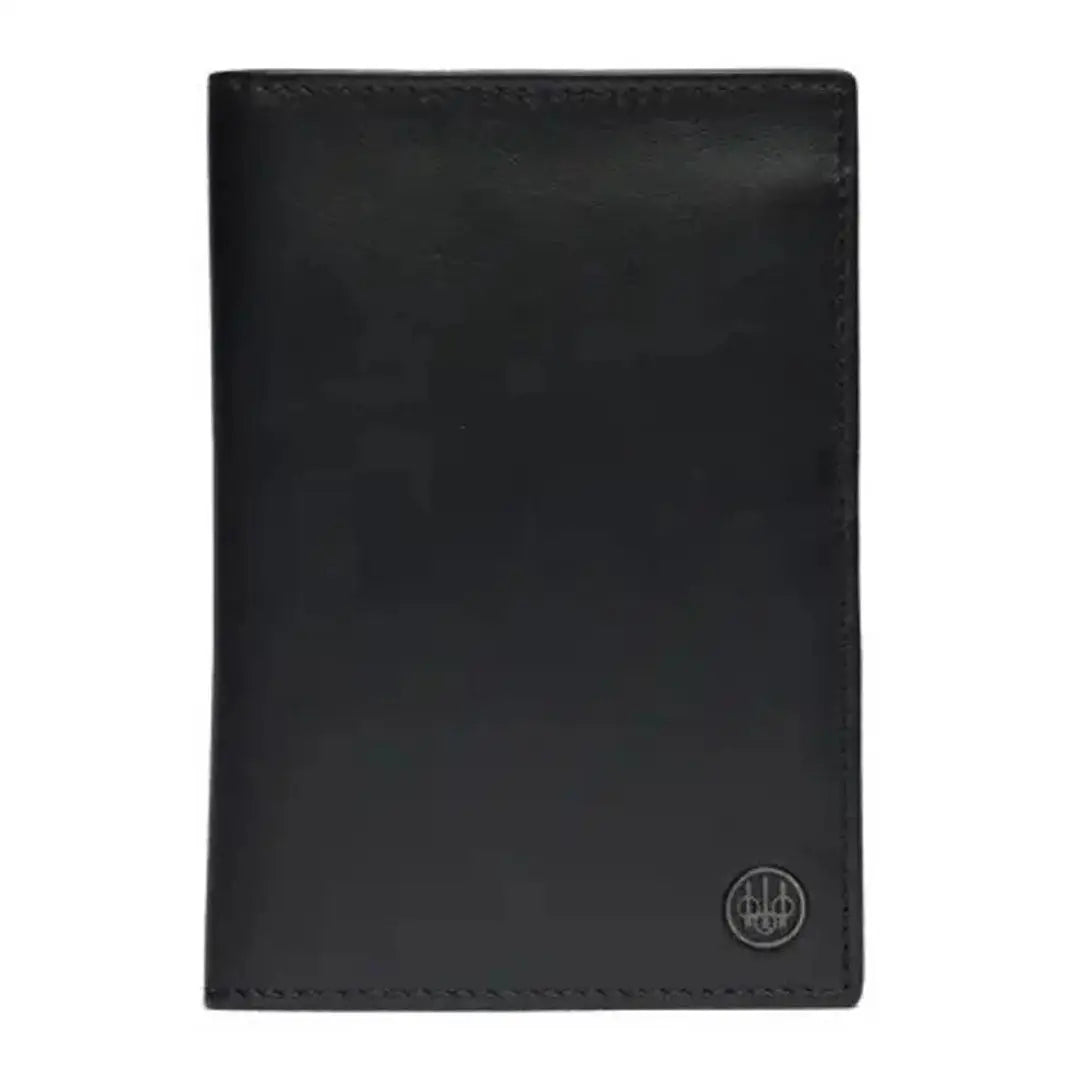 Black leather wallet from Beretta Passport Holder Classic for country clothing and outdoor hunting gear
