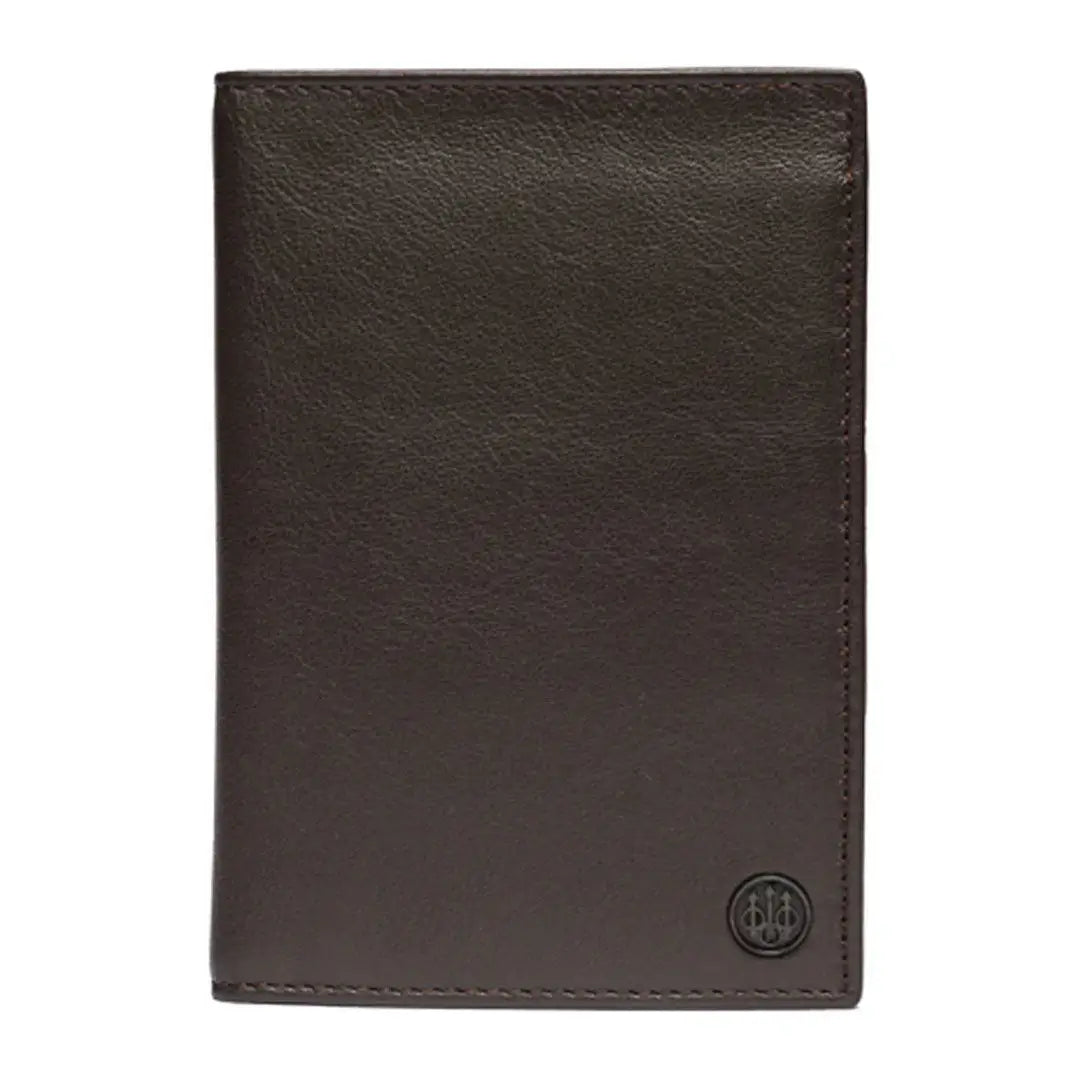 Brown leather wallet from Beretta Passport Holder Classic for country clothing and outdoor hunters