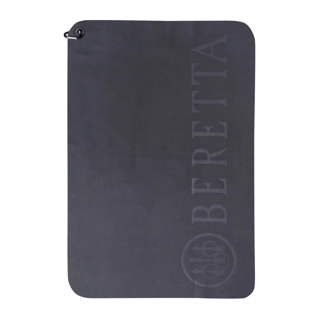 Dark gray Beretta cleaning mat for the ultimate Beretta shooting towel experience
