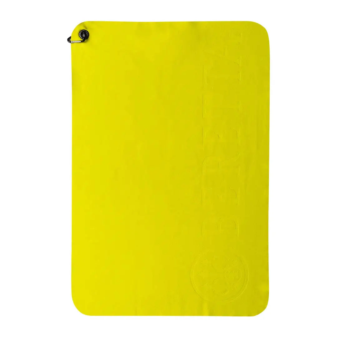 Rectangular yellow mat with grommet for Beretta Shooting Towel use