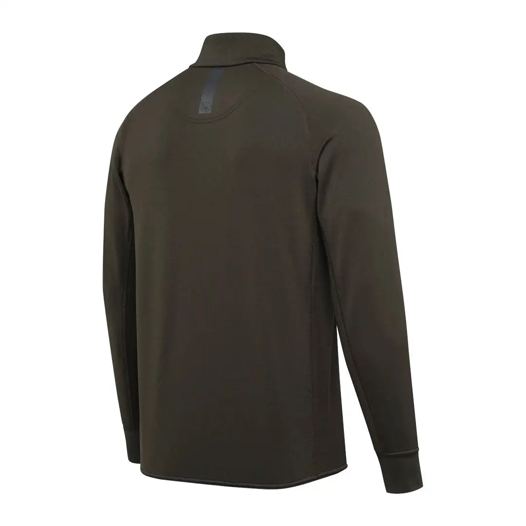 Dark green long-sleeved pullover from Beretta Stretch Tech Half Zip Fleece collection