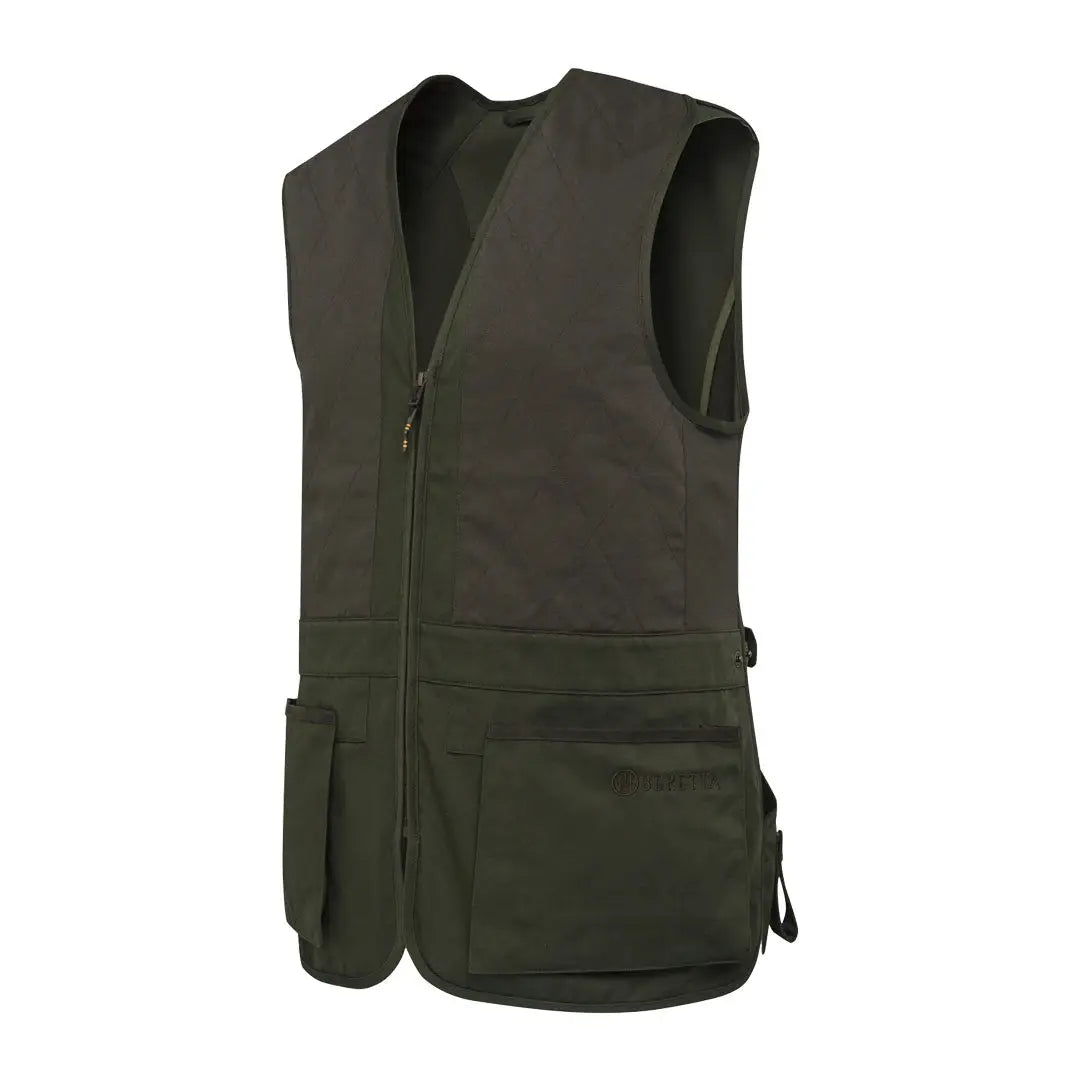 Olive green Beretta Teal Sporting EVO Vest for ultimate hunting and outdoor adventures