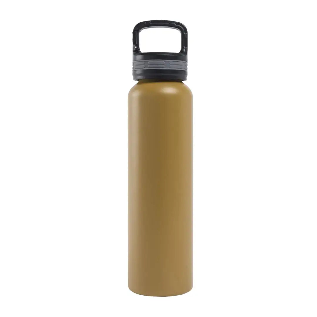 Tan metal beretta water bottle for easy hydration on the go