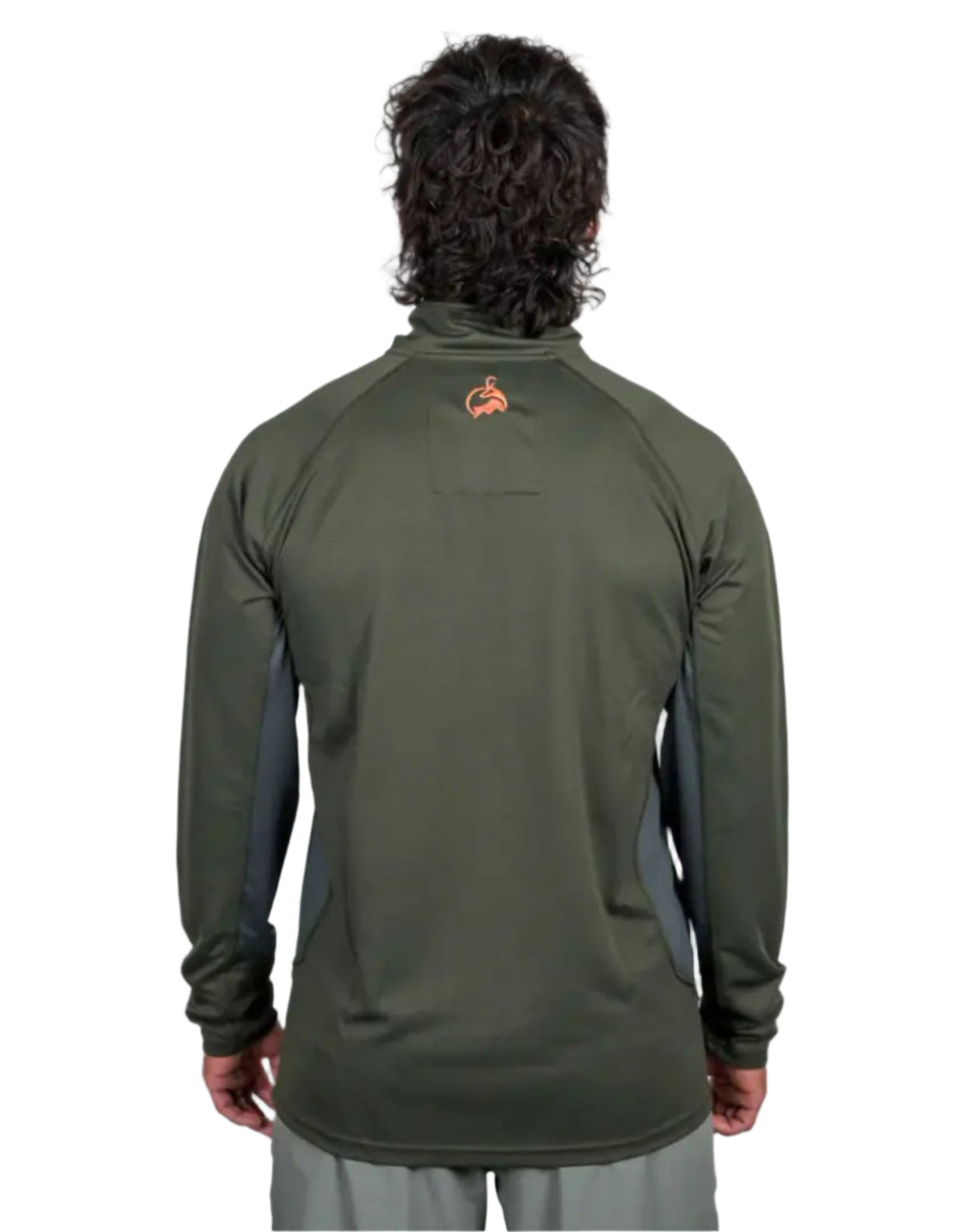Olive green Bushbuck Apex long-sleeved base layer shirt for country clothing quests