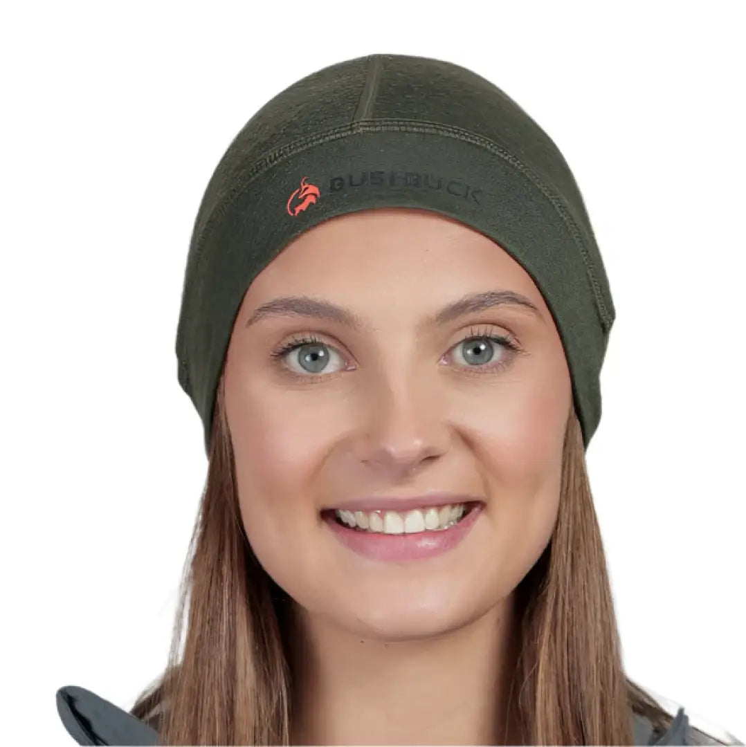 Green beanie hat from Bushbuck Combat Merino 200 for hunting and country clothing