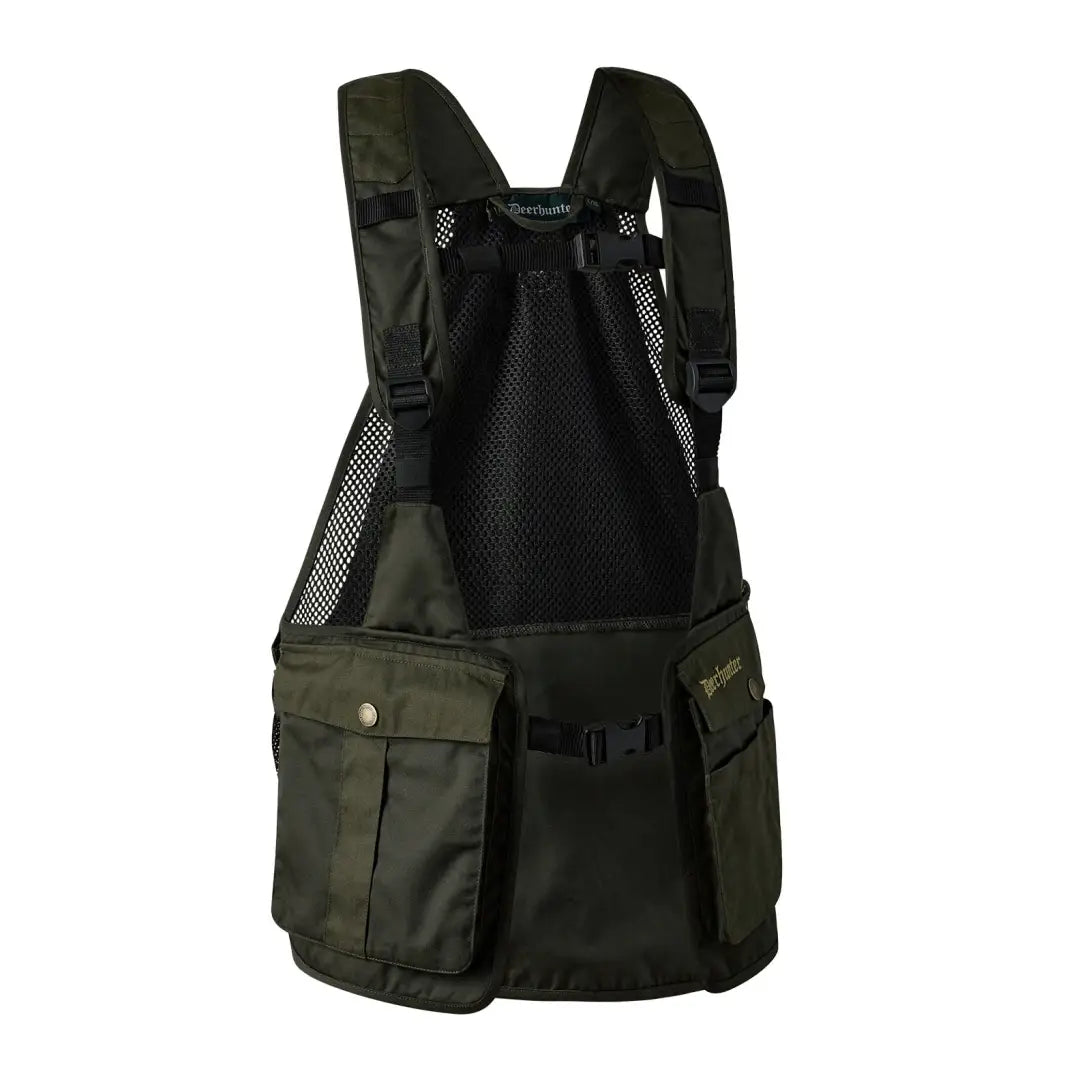 Olive green Deerhunter Atlas Waistcoat perfect for outdoor adventures and hunting trips
