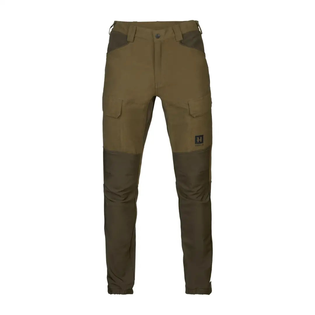 Olive green Härkeila Scandinavian Trousers perfect for outdoor adventures