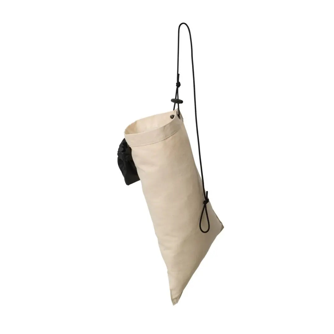 Canvas triangular pouch with strap and black accent for Helikon-Tex water filter bag