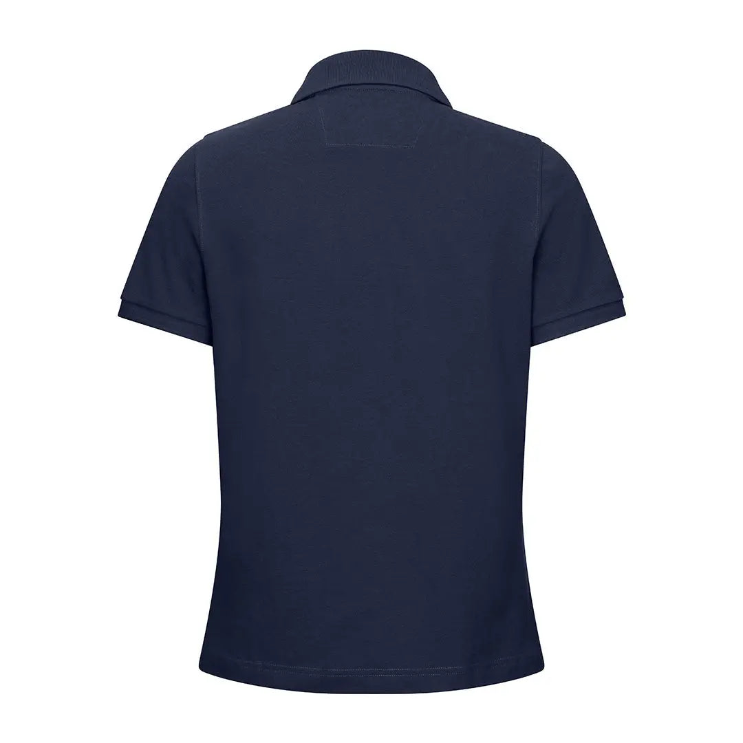 Navy blue polo shirt from Hoggs of Fife Cora Ladies Pique collection