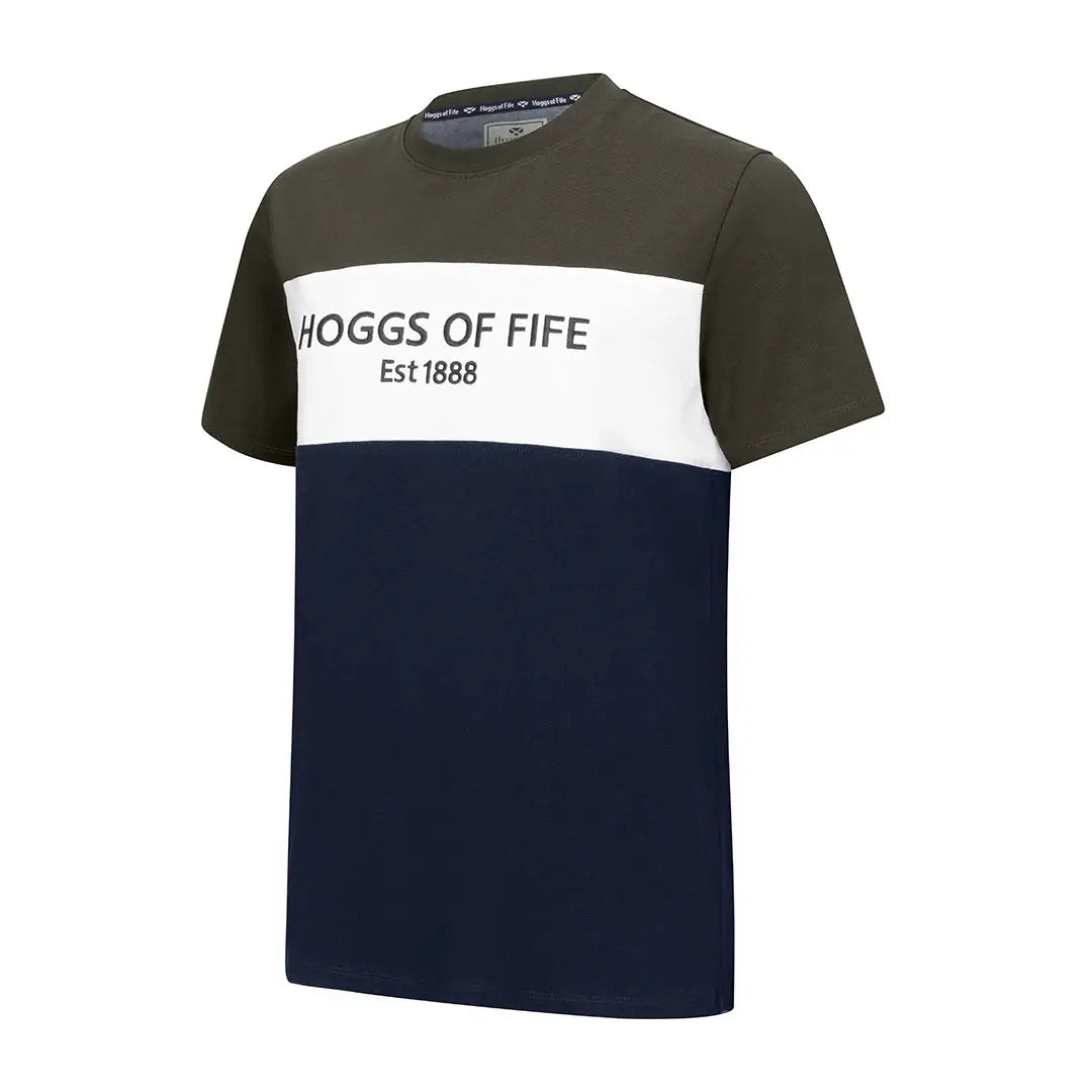 Color-blocked T-shirt from Hoggs of Fife Dalbeattie Colour Block collection