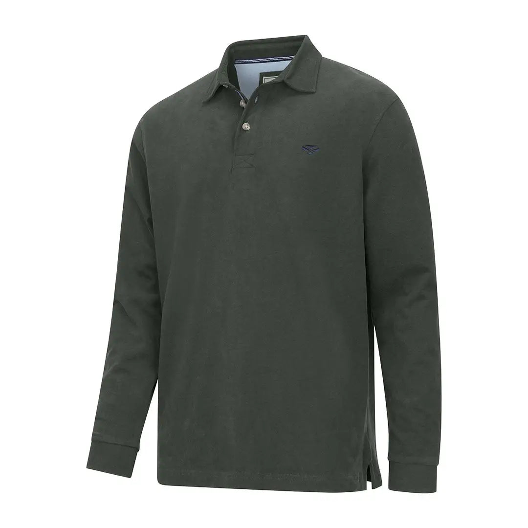 Cool Long-sleeved polo shirt, the Hoggs of Fife Moffat Rugby Shirt for style and comfort
