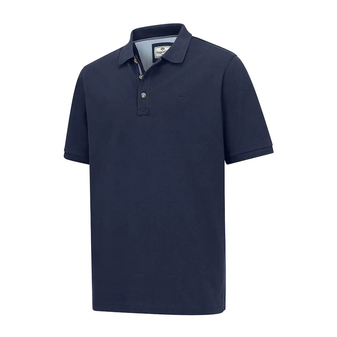 Navy blue Fife Newton Pique Polo Shirt, the perfect pique polo for casual style