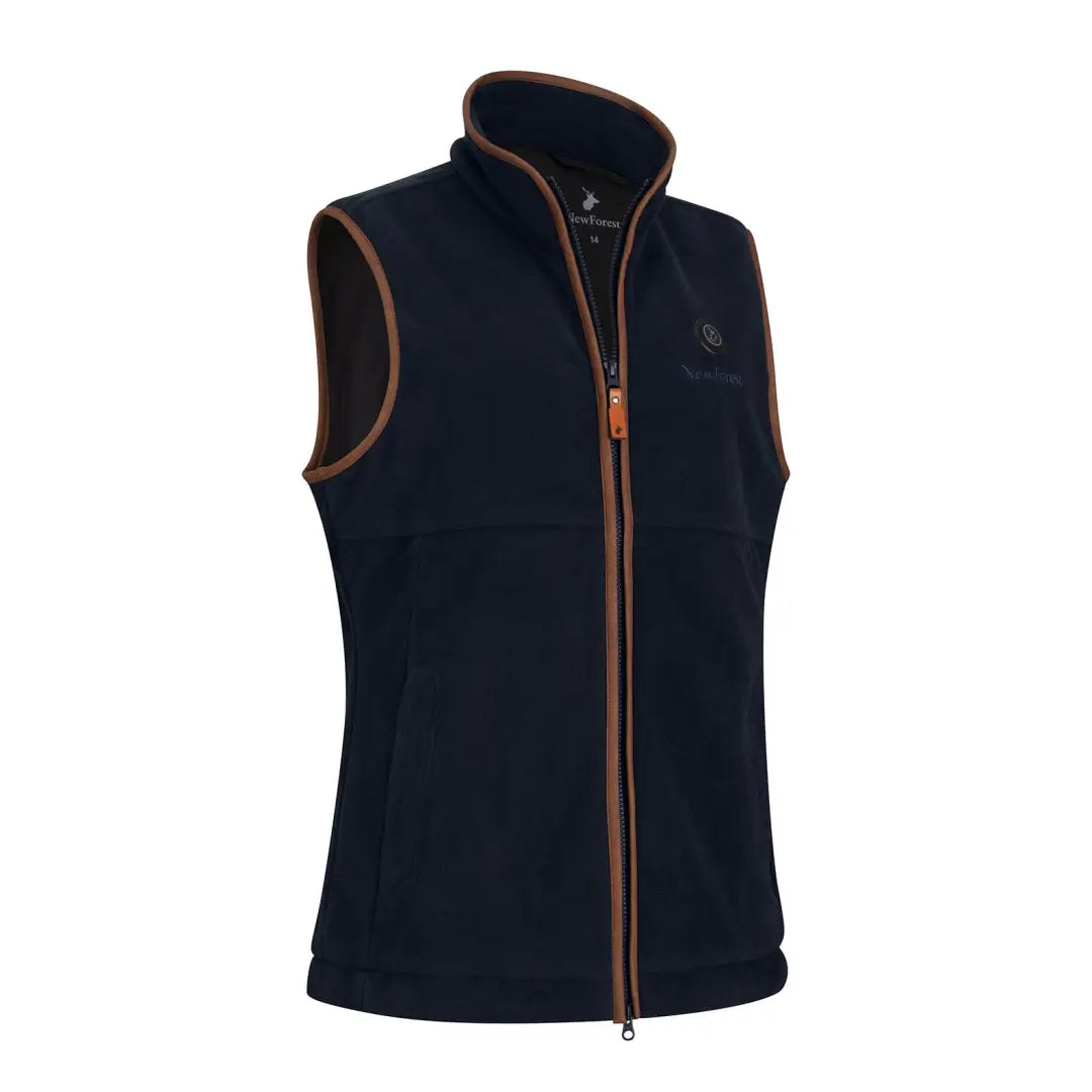 Navy fleece gilet womens shop