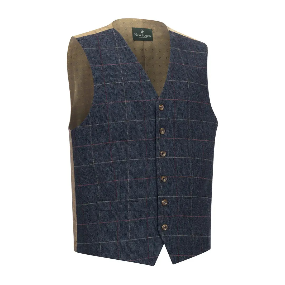 New Forest Premium 100% Wool Tweed Waistcoat – New Forest Clothing