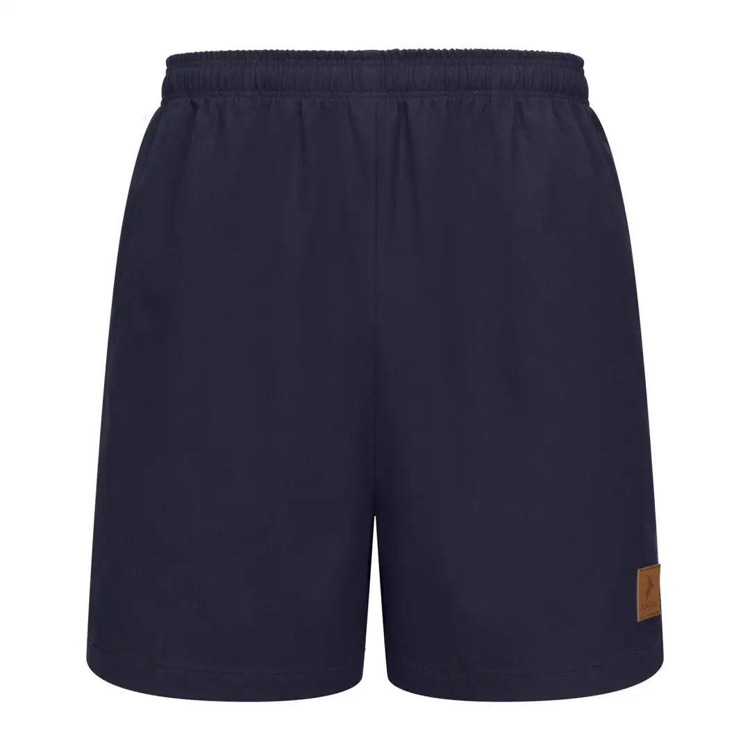Navy blue rugby shorts from New Forest Rugby Shorts collection, perfect for country clothing or hunting adventures