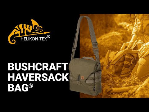 Load video: Helikon-Tex Bushcraft Haversack Bag#colour_olive-green-black