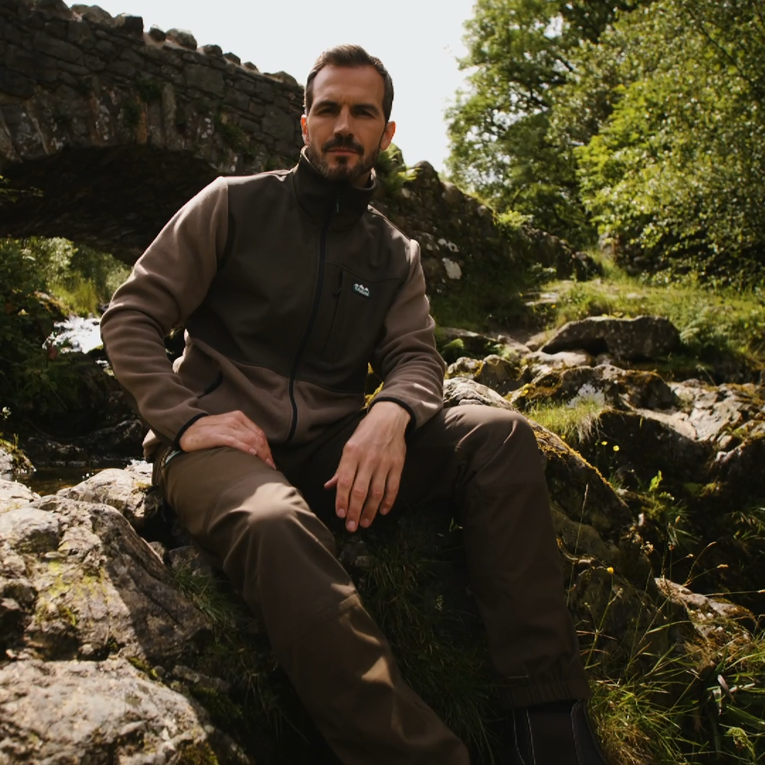 Load video: Ridgeline Hybrid Fleece Jacket