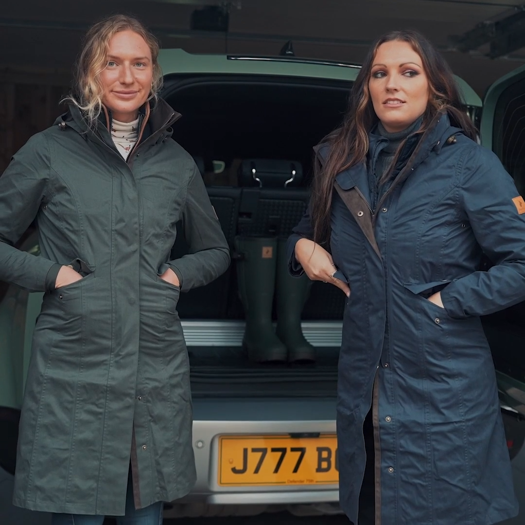 Load video: New Forest Alice Waterproof Coat