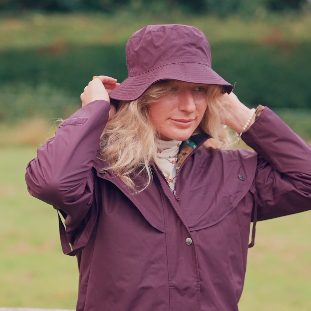 Load video: New Forest Victoria Waterproof Hat