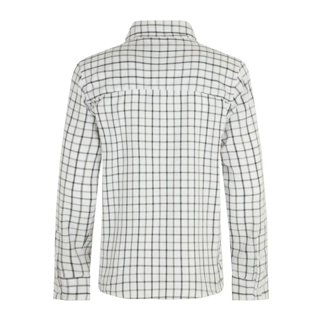 White and gray checkered Sedgebrook Shirt in country clothing hunting style for kids