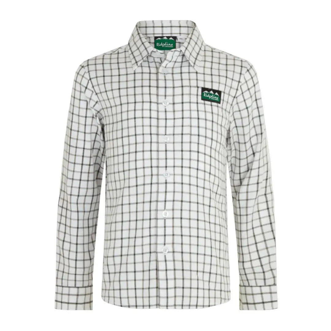 White and gray checkered long-sleeve Sedgebrook Shirt perfect for country clothing hunting activity