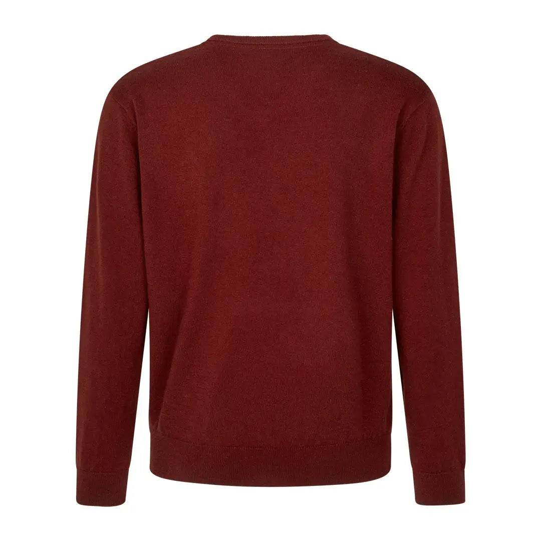Maroon pine V-neck sweatshirt perfect for country clothing and hunting trips