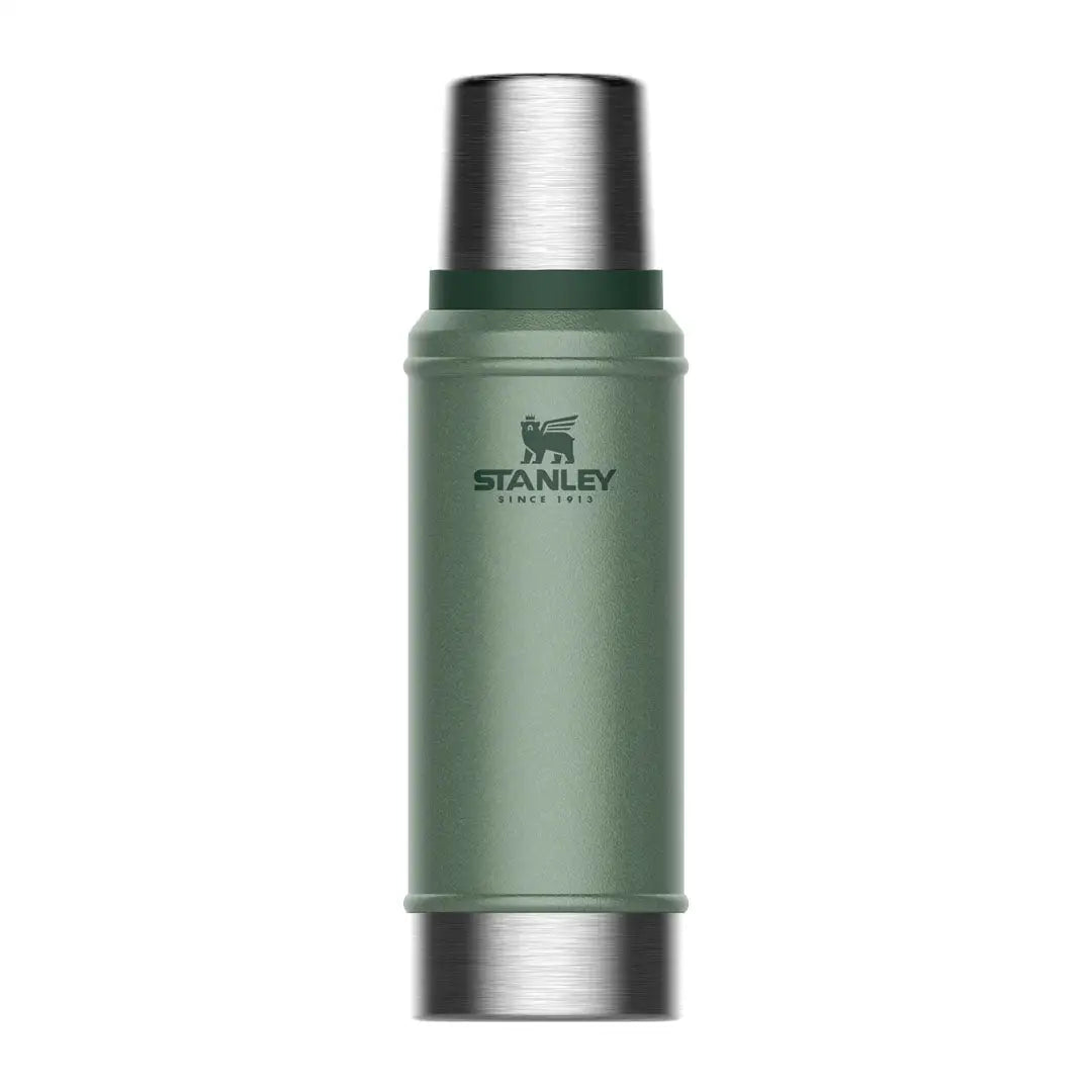 Stanley Classic green vacuum bottle in country clothing style