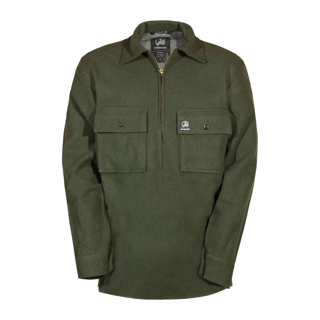 Swanndri Ranger Wool Zip Front Bushshirt – New Forest Clothing