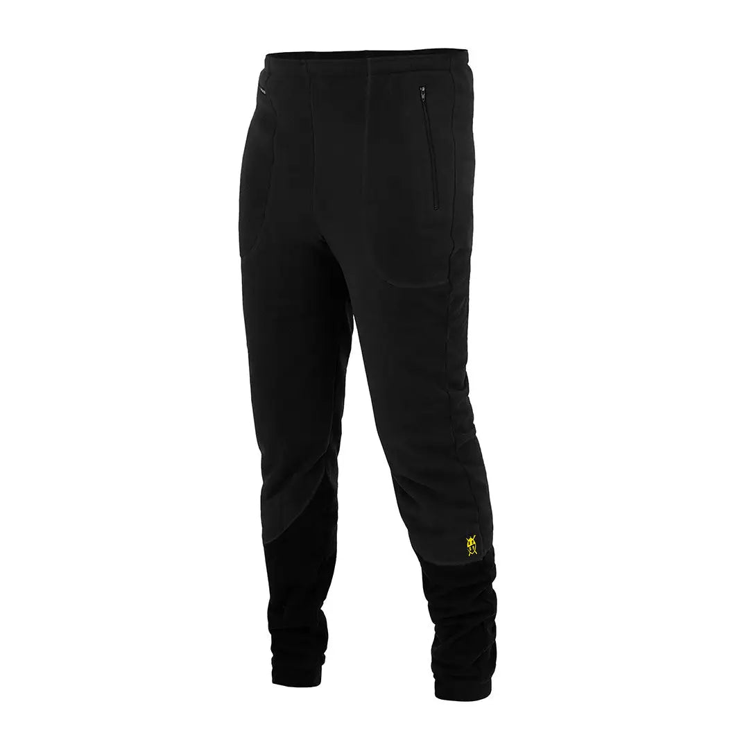 Swazi Hutties athletic jogger pants with zip pockets and yellow emblem, gsm microfleece country clothing