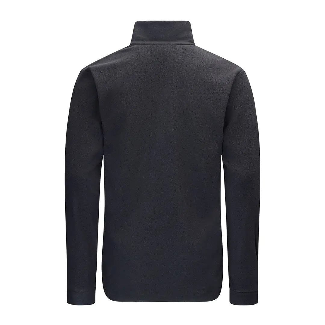 Black long-sleeved collared Swazi Micro Shirt, stylish micro shirt for casual wear
