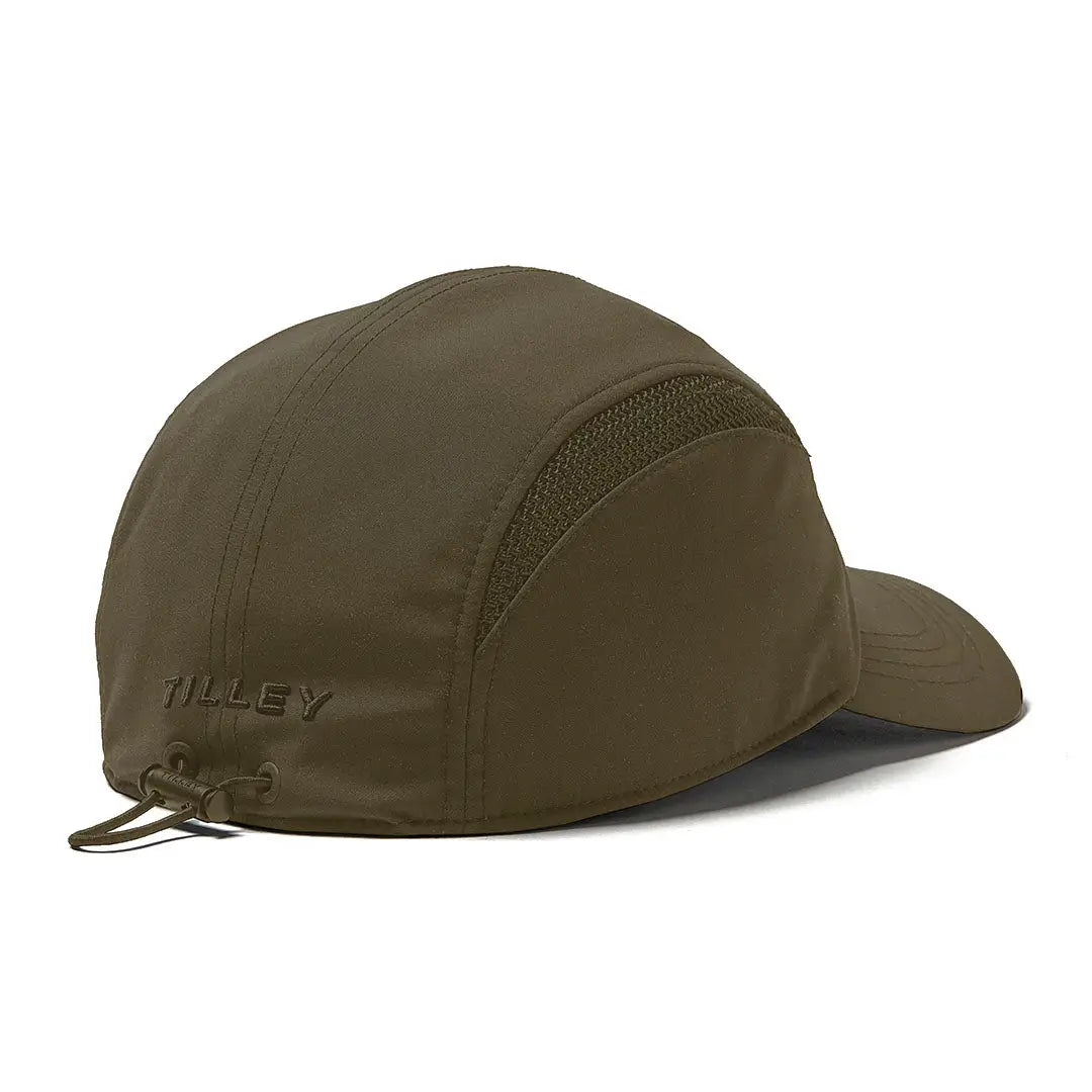 Olive-green Tilley Airflo Cap perfect for outdoor adventures and sunny days