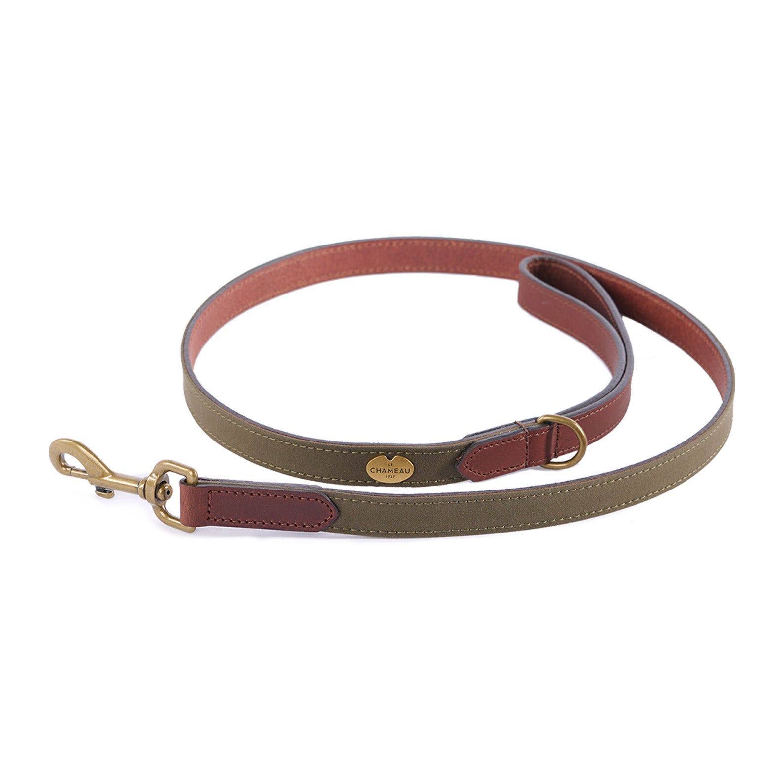 Le-Chameau-Waxed-Cotton-and-Leather-Dog-Lead