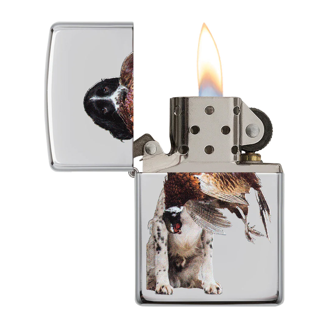 Zippo-Gun-Dog-Design-Windproof-Lighter
