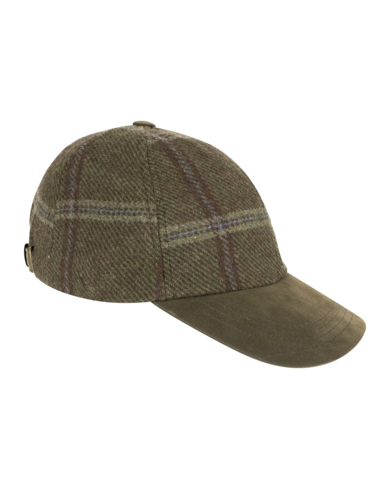 Hoggs-Of-Fife-Musselburgh-Ladies-Tweed-Baseball-Cap