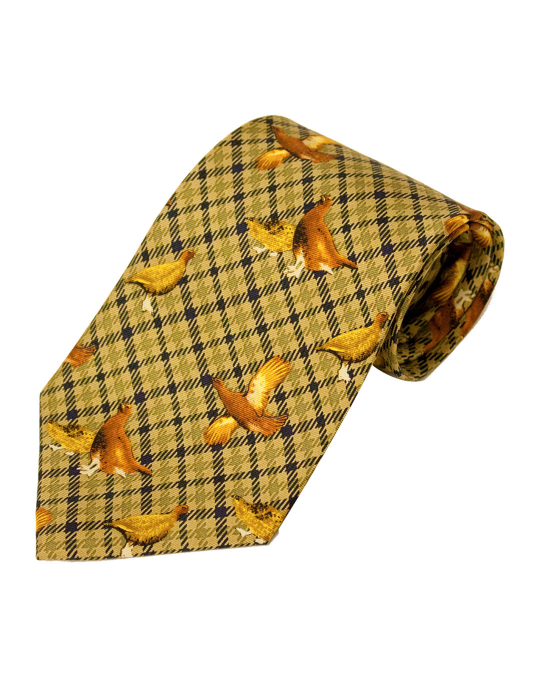 Bisley Silk Tie Grouse
