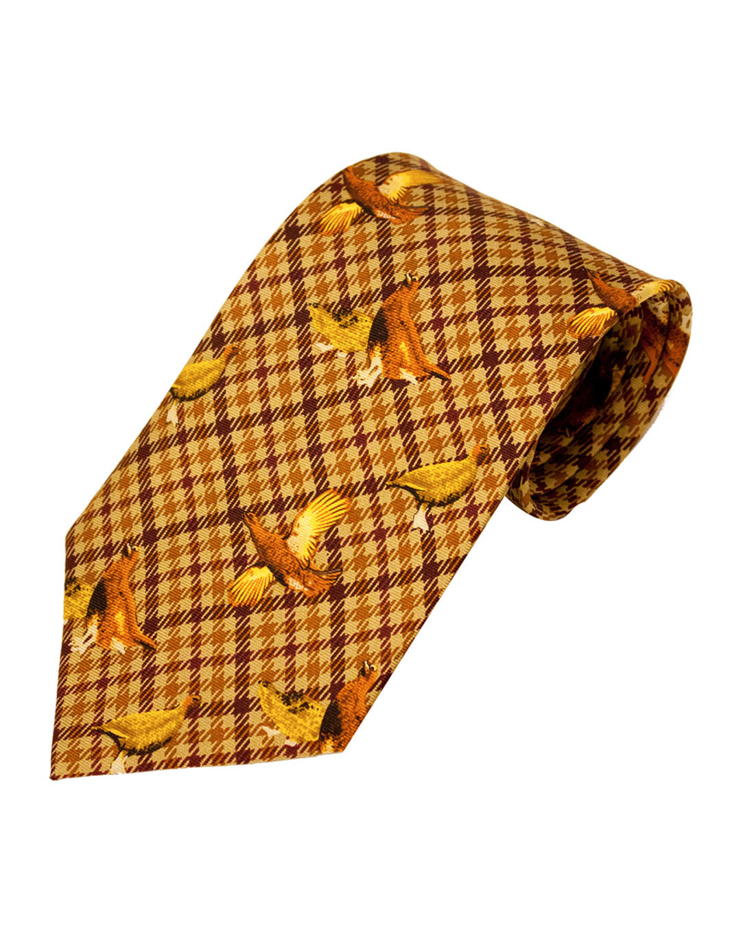 Bisley Silk Tie Grouse