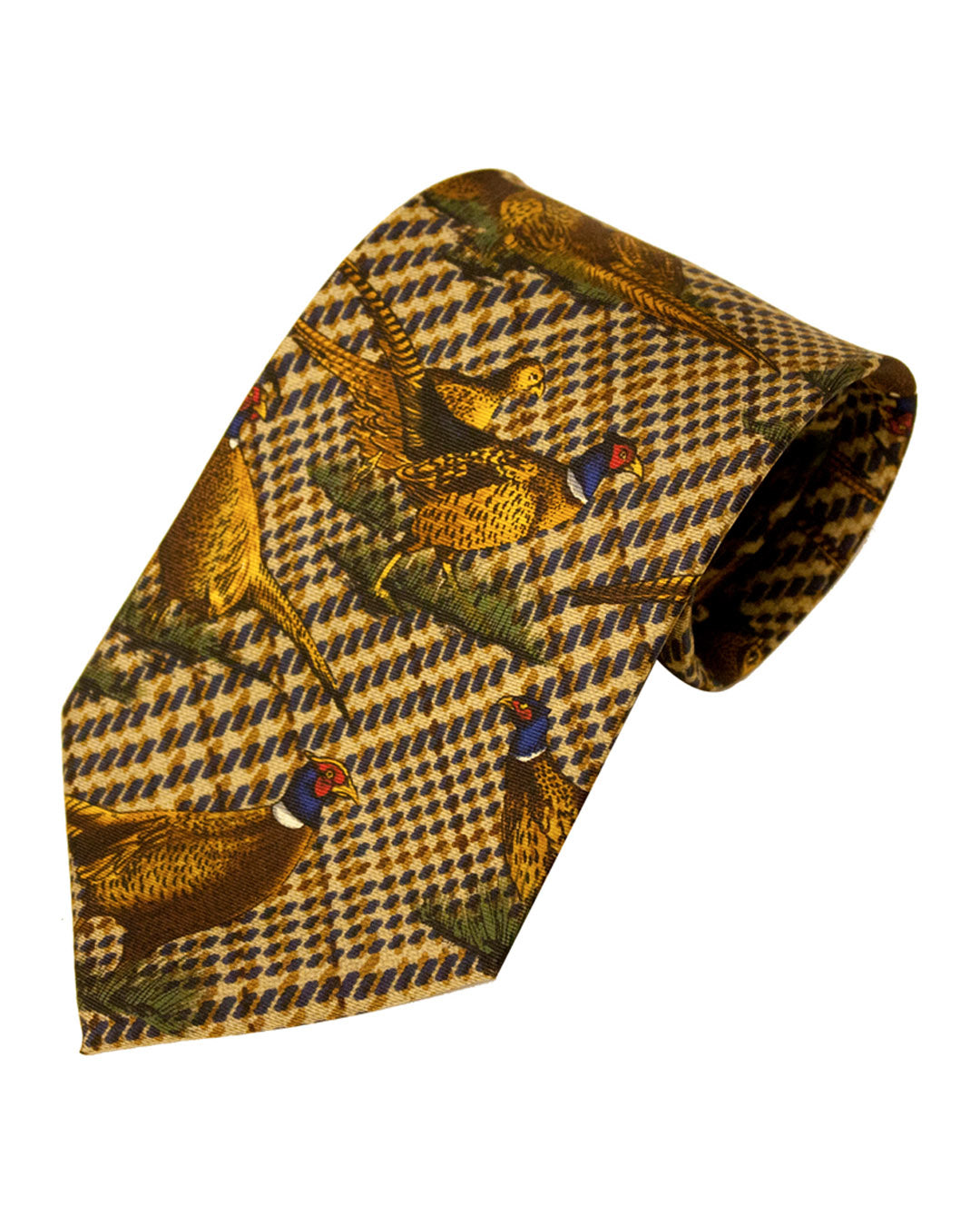 Bisley Silk Tie Large Pheasants