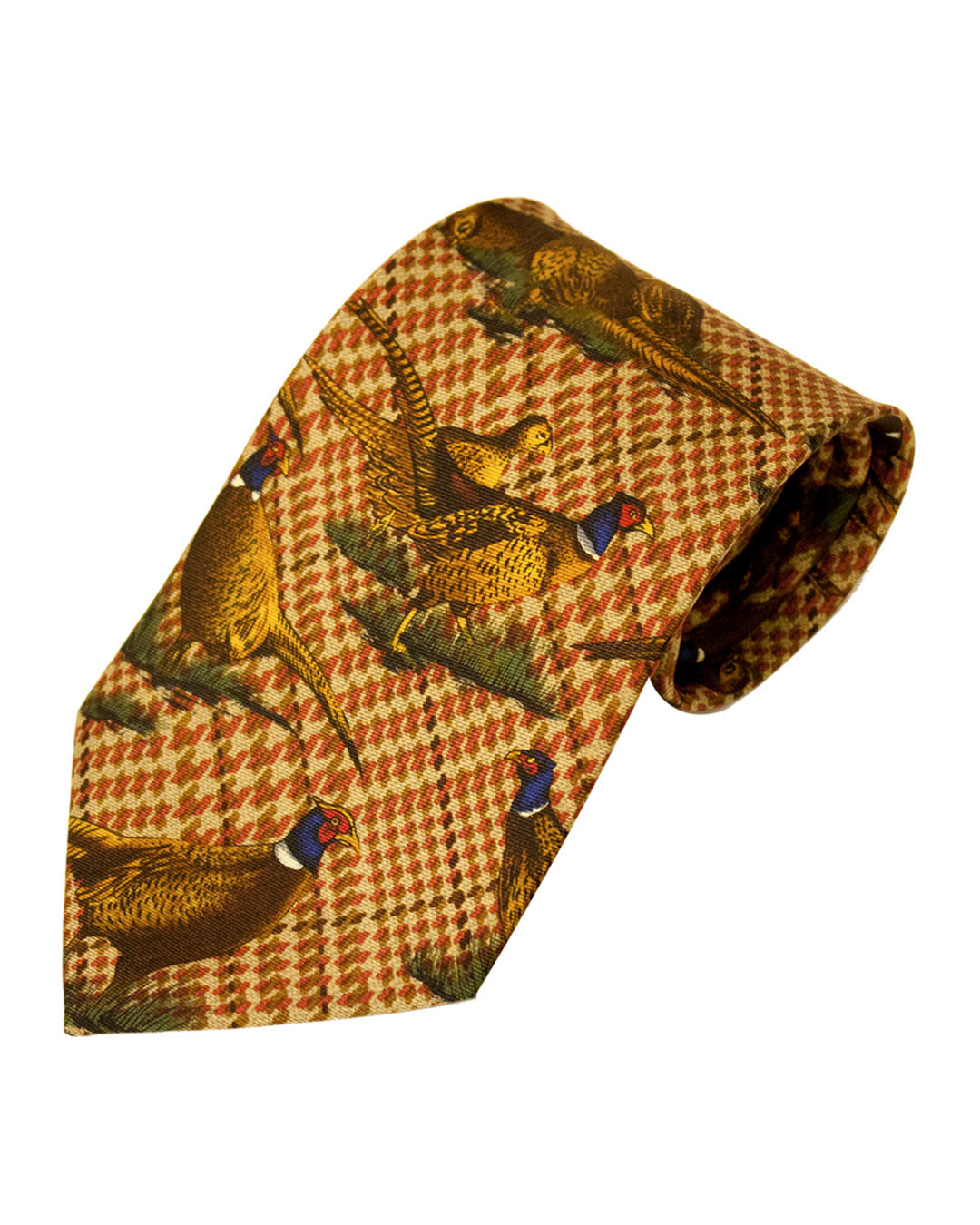 Bisley Silk Tie Large Pheasants