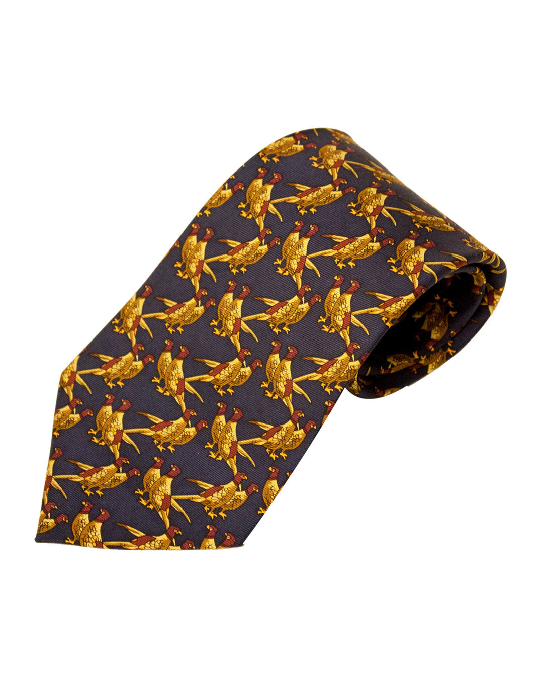 Bisley Silk Tie Solid Pheasants