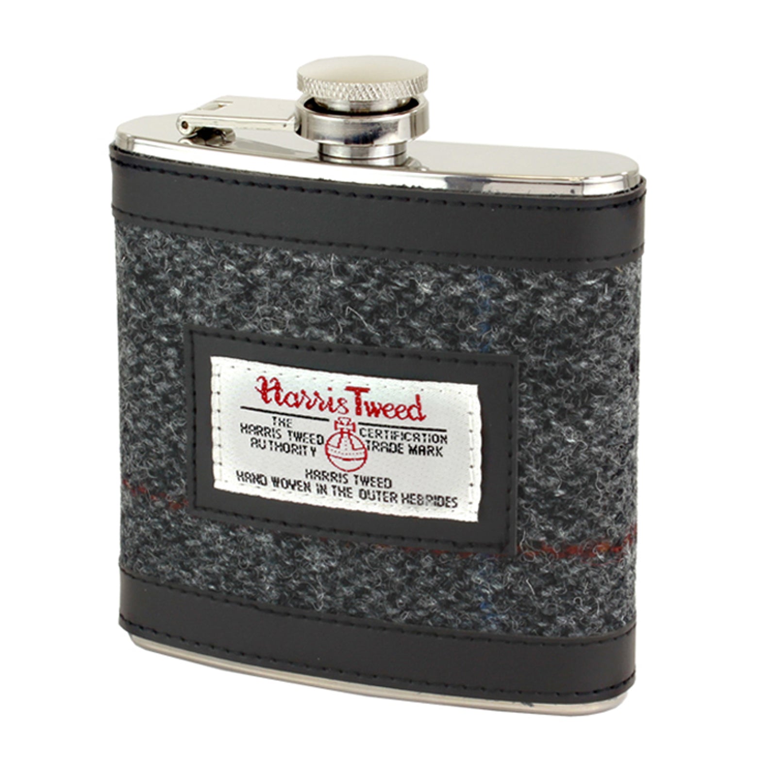 British Bag Co. Berneray Harris Tweed Hip Flask