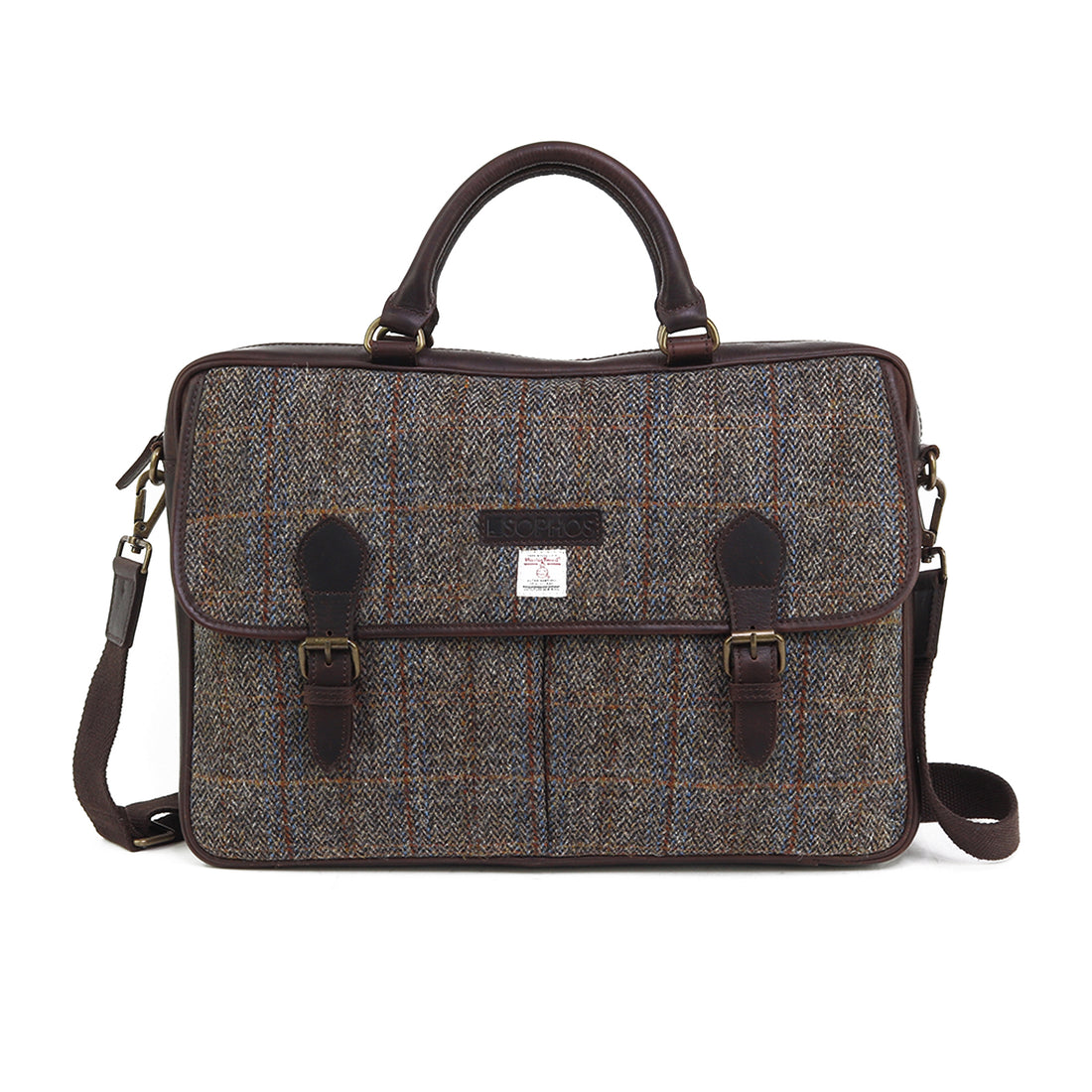 British Bag Co. Harris Tweed Briefcase