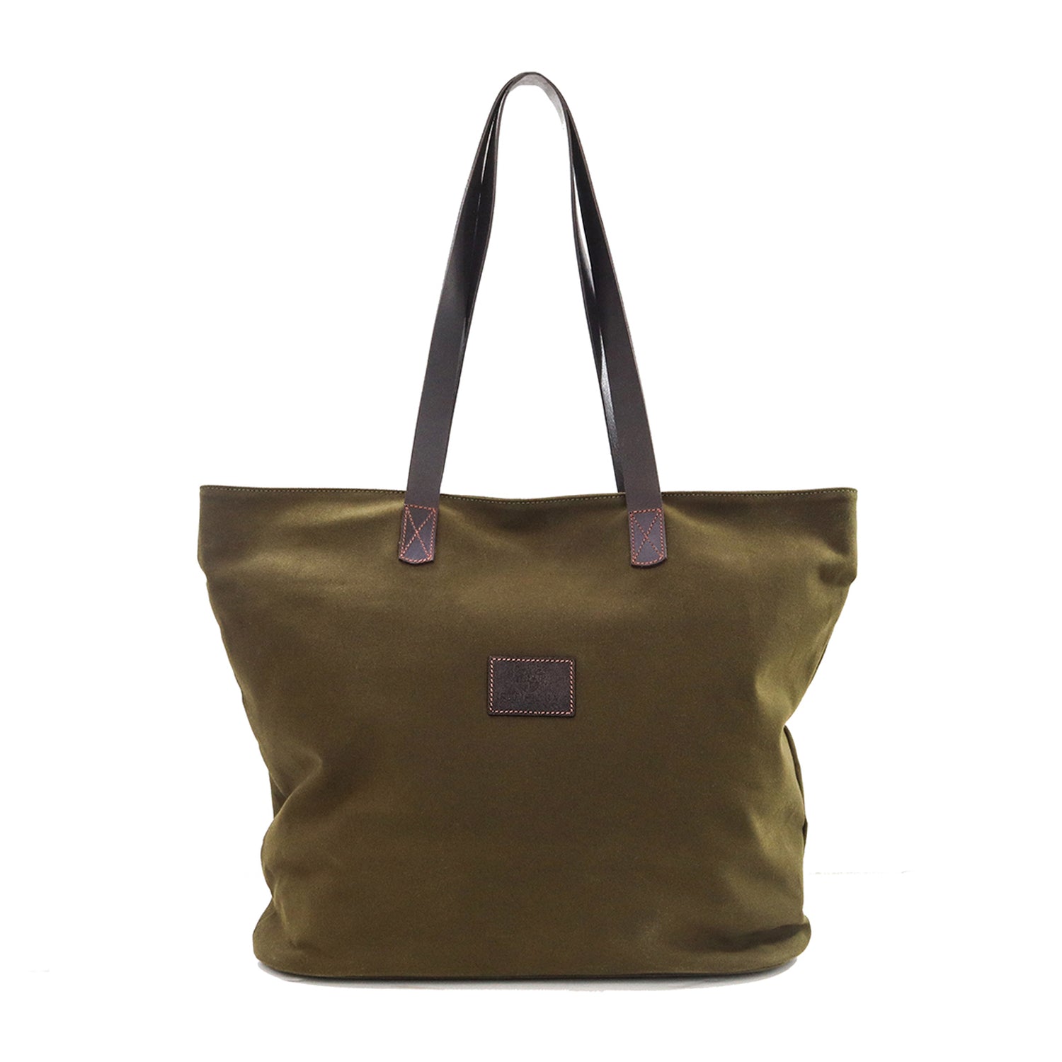 British Bag Co. Khaki Canvas Tote Bag