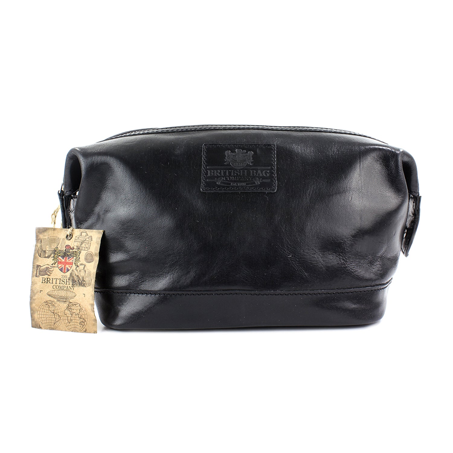 British Bag Co. Leather Washbag
